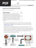 Pulsed Field Gel Electrophoresis (PFGE) Molecular Biology Microbe Notes