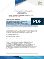 Guía de Actividades y Rúbrica de Evaluación - Paso 5 - Presentación de Resultados