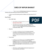 Basic Features of Nipun Bharat