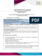 Guia de Actividades y Rúbrica de Evaluación - Fase 5 - Evaluación Final POA