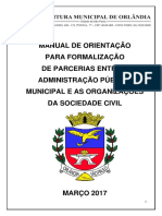 Manual Parcerias - Orlandia Lei-Federal N - 13019