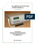 Futronic Gmdss-Ais Test Box User'S Manual: Version 23-04-2010