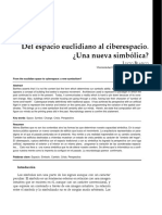 Del Espacio Euclidiano Al Ciberespacio. ¿Una Nueva Simbólica?