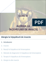Curs 7 Alergia La Intepatura de Insecte