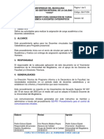 GA-P04 Procedimiento Asignación Carga Académica Catedráticos v2