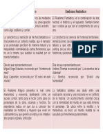 Cuadro Comparativo Realismo Mágico y Fantástico PDF