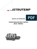 Manual de Instruções Ponte Wheatstone Portátil Mod. Itwhe01