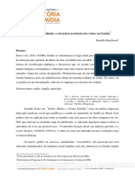 As Regras de Normalidade e A Desordem Na Historia Dos Crimes em Familia1