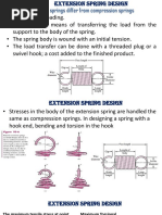 Extension Spring Design