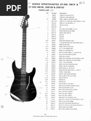 HM PARTS LIST & WIRING DIAGRAM