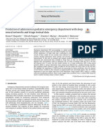 NEURAL NETWORKS - Prediction of Admission in Pediatric Emergency Department