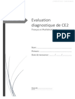 Evaluation diagnostique CE2