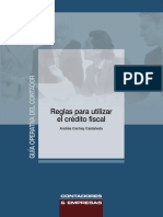 5-Reglas Para Utilizar El Crédito Fiscal