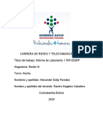 Informe Laboratorio 1 Rip Eigrp - Paredes