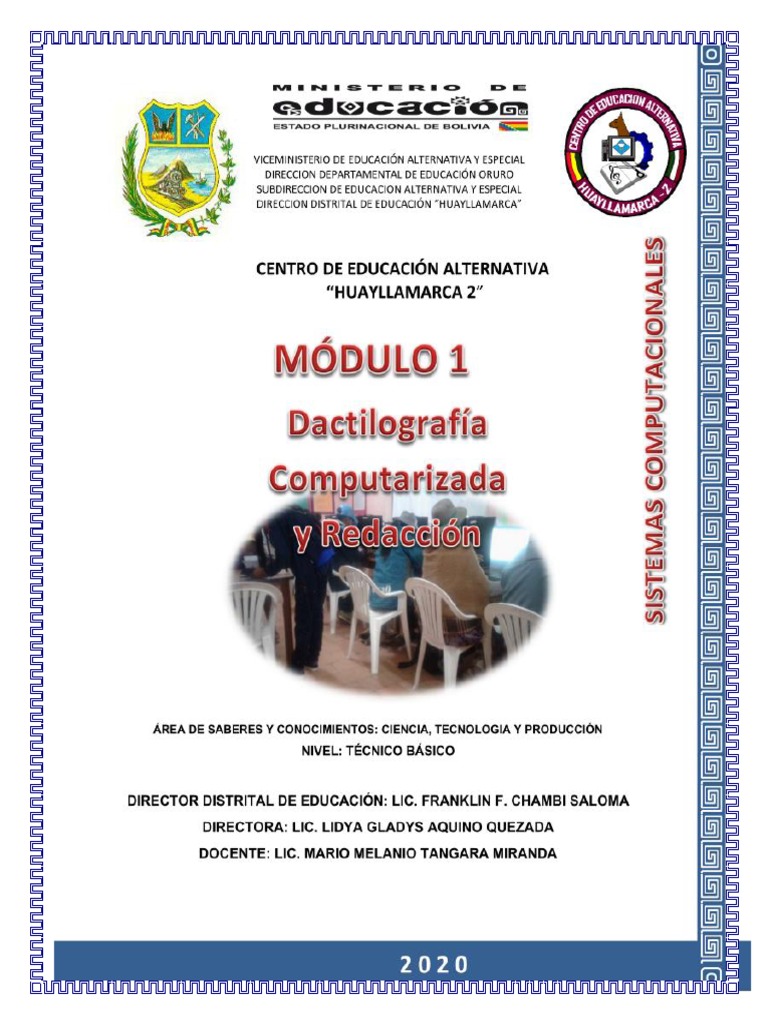 5 Modulo Ofimatica Basica | PDF | Máquina de escribir | Texto