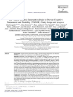 The Finnish Geriatric Intervention Study To Prevent Cognitive Impairment and Disability (FINGER) : Study Design and Progress