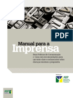 Boas Práticas de Comunicação e Guia Com Recomendações Para Um Texto Claro e Esclarecedor Sobre Doenças Mentais e Psiquiatria