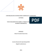 Texto Argumentativo Sobre El Trabajo Como Derecho Humano Fundamental