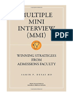 Multiple Mini Interview Mmi: Winning Strategies From Admissions Faculty - Studying & Workbooks