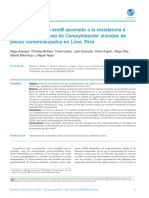 Artículo Científico Sobre La Resistencia Microbiana en El Perú.