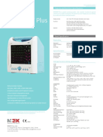 MP1000NT Plus ICU patient monitor features