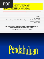 Download Penyusunan Soal PG by yamandana SN54445334 doc pdf