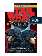Dynasty of Evil: Star Wars Legends (Darth Bane) : A Novel of The Old Republic (Star Wars - Darth Bane Trilogy Book 3) - Drew Karpyshyn