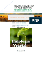 Informes Fisiologia Vegetal