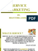 Service Marketing: BY, Bhavithra Asokan