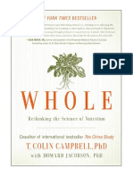 Whole: Rethinking The Science of Nutrition - Health Books