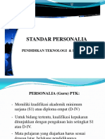 Standar PERSONALIA Di PTK Mg-14