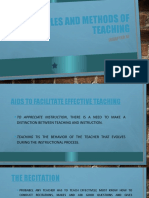 Principles and Methods of Teaching: (Chapter 8)