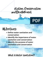 Water Sanitation, Conservation and Development