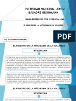 El principio de la autonomía de la voluntad y sus límites