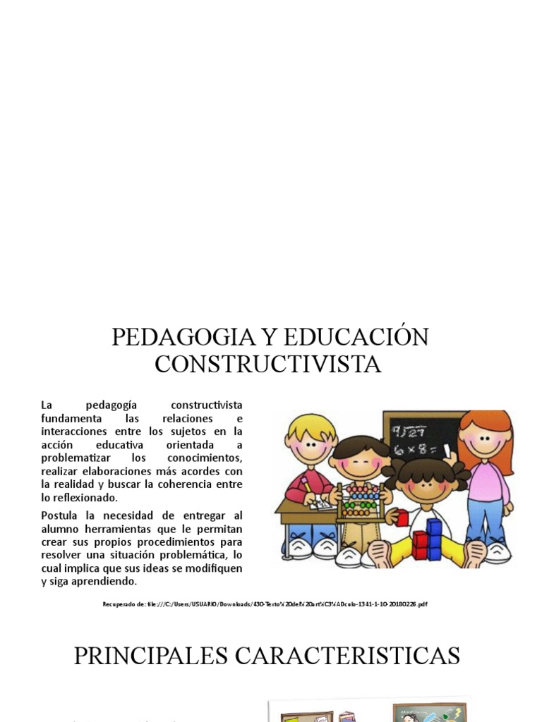 Constructivismo | PDF | Constructivismo (filosofía de la educación ...