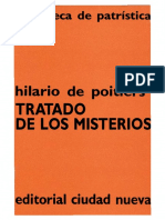 HILARIO DE POITIERS - Tratado de Los Misterios