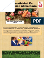 Normatividad en Educación Alimentaria: Dra: Amalia Felicitas Quispe Romero