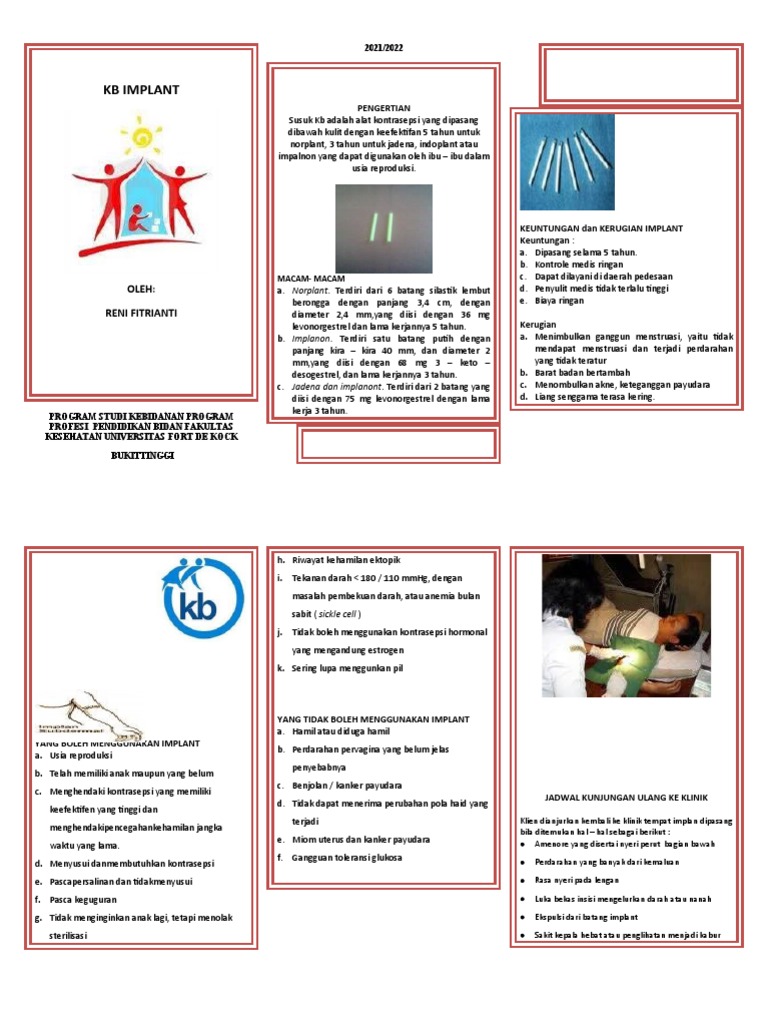 Edukasi dan Manfaat KB Implan | PDF