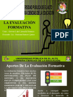 La Evaluación Formativa