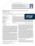 Mechanical and Dynamic Properties of Self-Compacting Crumb Rubber