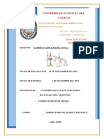 Informe N°11 - Extraccion Continua - Lab - Quimica Organica