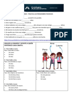 Práctica los posesivos con actividades