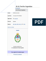 Constitución de La Nación Argentina