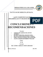 Conclusiones y Recomendaciones Acerca de La Oratoria