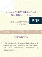 Colocacion de Sonda Nasogastrica