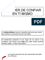 El Poder de Confiar en Tí Mismo