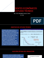 Antecedentes Económicos Del Estudio Técnico