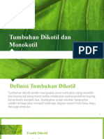 Tumbuhan Dikotil Dan Monokotil