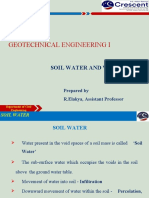 CEB 3103 Geotechnical Engineering I: Soil Water and Water Flow