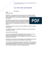 12 17  El Mercurio Online - UDI llama a Lagos a dar la cara por fracaso del Transantiago